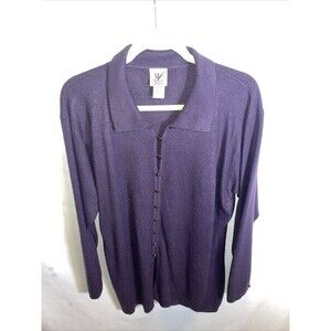 Maggie Lawrence Women’s Light Cardigan Size 26-28 Purple Going Out Party